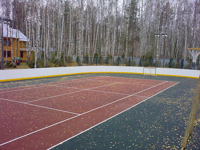 Многофункциональные комплексы со спортивным покрытием